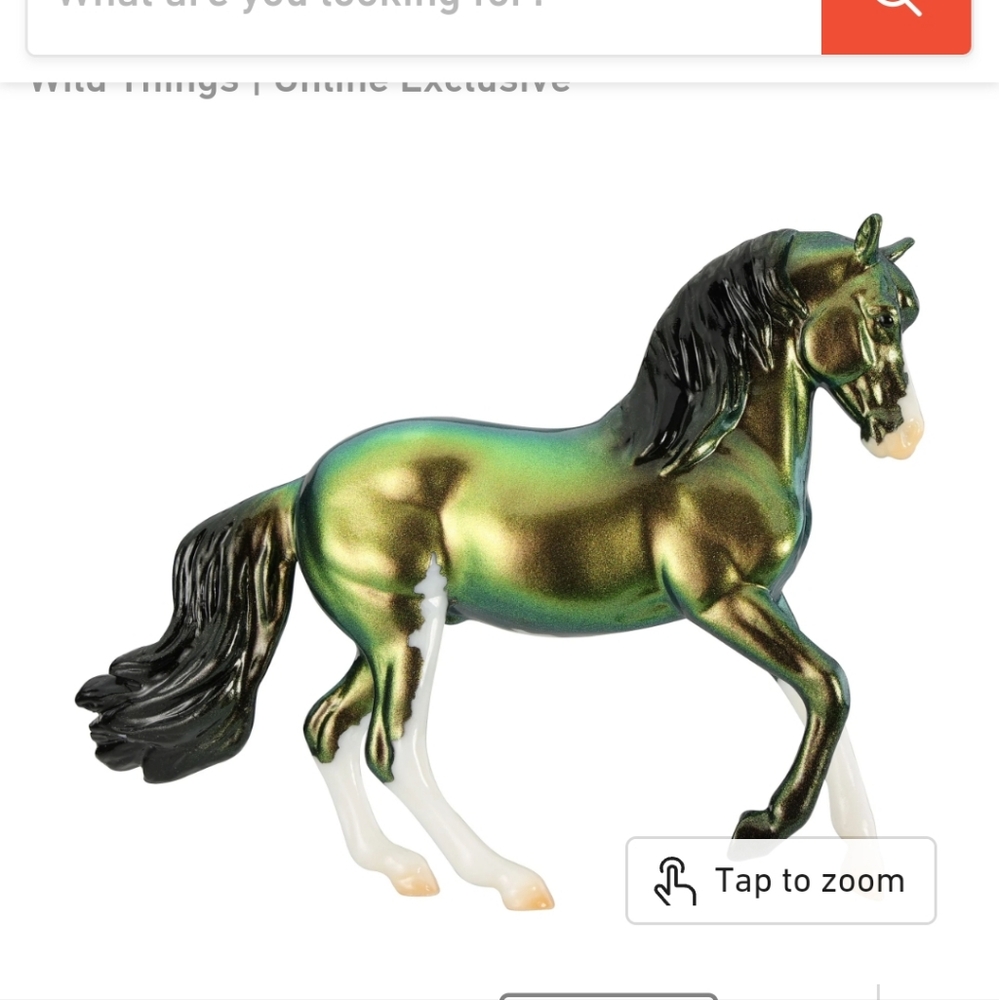 2024 BREYERFEST- WILD THINGS SM model, variation coloring - METALLIC GREEN - Picture 2 of 5